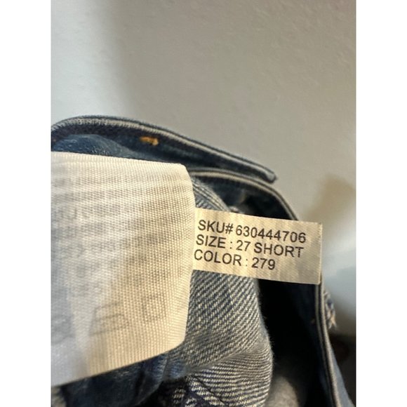 Abercrombie & Fitch Simone High Rise Ankle 27W Floral Embroidered Denim Jeans - Picture 11 of 15